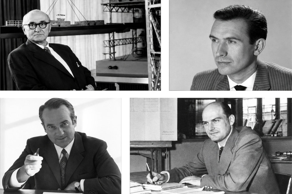 Hans Reuter, Kurt Baumann, Reinhard Mohn, Heinz Hasselmann - Members of the Logistics Hall of Fame 2026